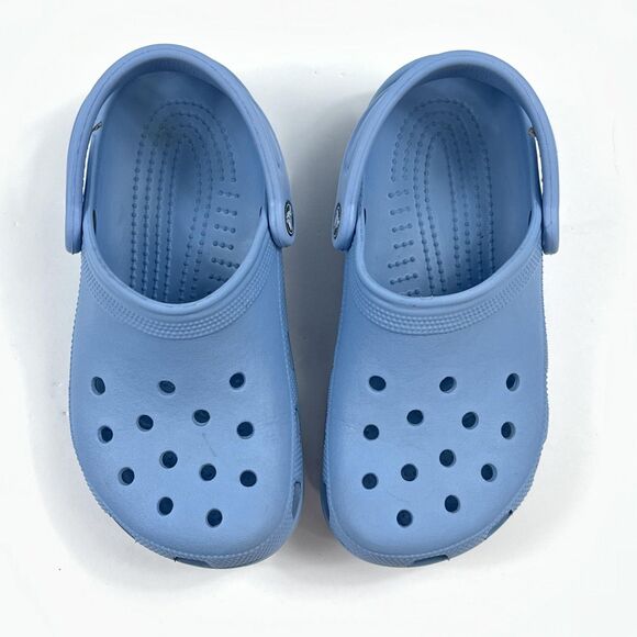 Crocs Classic Clog Shoes Womens Size 6 Mens 4 Light Blue Slip On Comfort - Picture 8 of 11